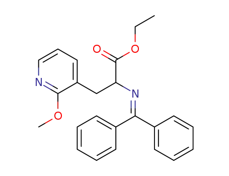 ethyl N-(diphenylmethylidene)-3-(2-methoxy-3-pyridinyl)alaninate