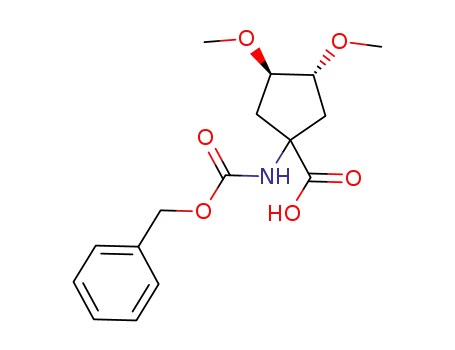 (3R,4R)-1-benzyloxycarbonylamino-3,4-(dimethoxy)cyclopentanecarboxylic acid