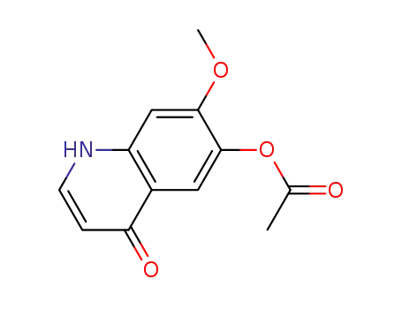 acetic acid 7-methoxy-4-oxo-1,4-dihydro-quinolin-6-yl ester