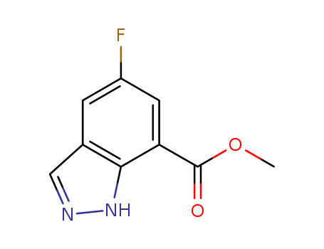 1H-Indazole-7-carboxylic acid, 5-fluoro-, methyl ester