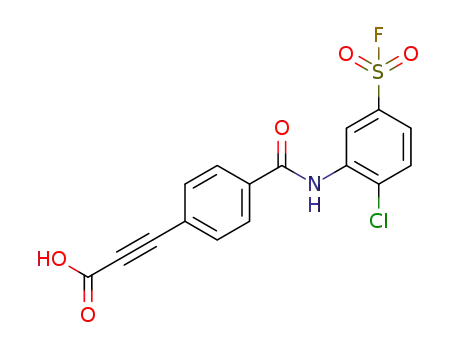 C<sub>16</sub>H<sub>9</sub>ClFNO<sub>5</sub>S
