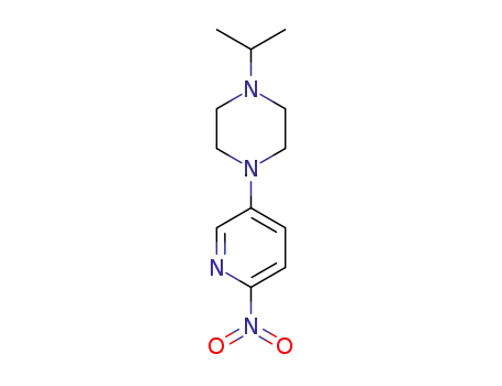 Molecular Structure of 943758-04-1 (1-isopropyl-4-(6-nitropyridin-3-yl)piperazine)