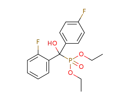 diethyl (hydroxy)(2-fluorophenyl)(4-fluorophenyl)methylphosphonate