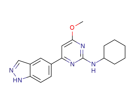 C<sub>18</sub>H<sub>21</sub>N<sub>5</sub>O