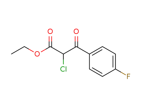 Molecular Structure of 74476-70-3 (2-chloro-3-(4-fluorophenyl)-3-oxopropanoic acid)