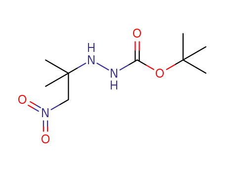 Molecular Structure of 1354825-84-5 (tert-Butyl 2-(2-methyl-1-nitropropan-2-yl)hydrazinecarboxylate)