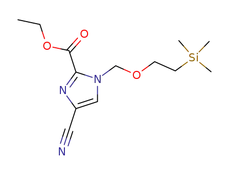 ethyl 4-cyano-1-{[2-(trimethylsilyl)ethoxy]methyl}-1H-imidazole-2-carboxylate