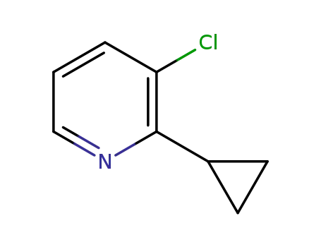 Molecular Structure of 1355066-87-3 (3-chloro-2-cyclopropylpyridine)