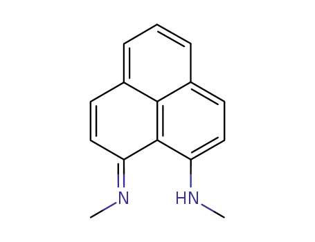 Molecular Structure of 67618-28-4 ((1E)-N-methyl-1-(methylimino)-1H-phenalen-9-amine)