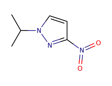 Molecular Structure of 1003012-75-6 (1-isopropyl-3-nitro-1H-pyrazole)