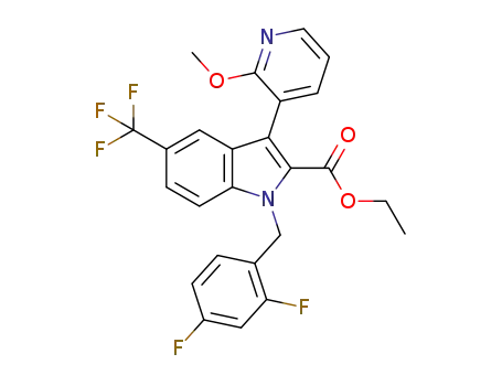 C<sub>25</sub>H<sub>19</sub>F<sub>5</sub>N<sub>2</sub>O<sub>3</sub>