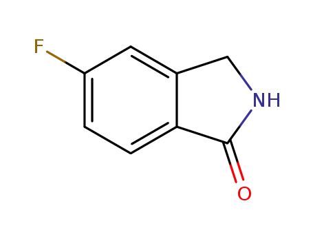 Molecular Structure of 1260666-80-5 (5-Fluoroisoindolin-1-one)