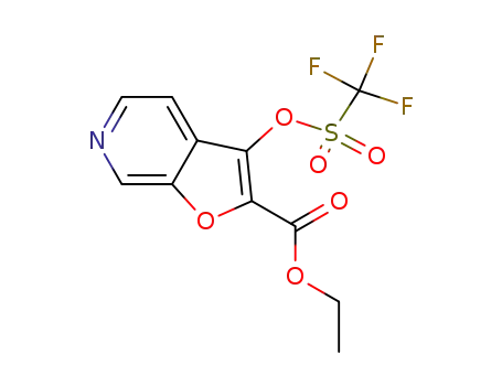 푸로[2,3-c]피리딘-2-카르복실산, 3-[[(트리플루오로메틸)술포닐]옥시]-, 에틸 에스테르