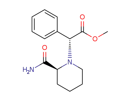 (2S,αR)-α-(2-carbamoylpiperidinyl)-α-phenylacetic acid methyl ester