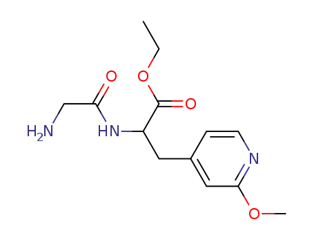 Molecular Structure of 1361225-26-4 (ethyl glycyl-3-(2-methoxy-4-pyridinyl)alaninate)