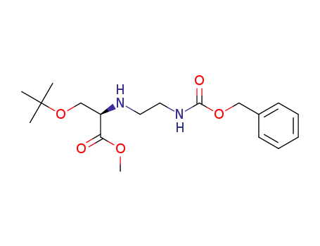 (R)-methyl 2-(2-(benzyloxycarbonylamino)ethylamino)-3-t-butoxypropanoate