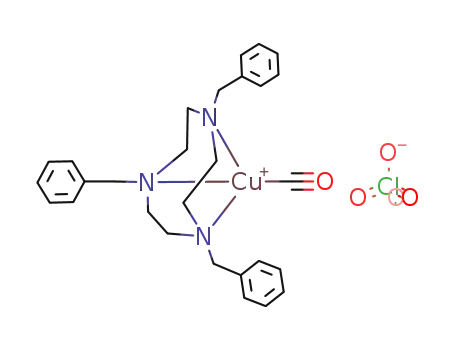[(1,4,7-tribenzyl-1,4,7-triazacyclononane)Cu(carbonyl)](ClO<sub>4</sub>)
