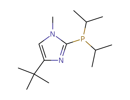 Molecular Structure of 875439-13-7 (1H-Imidazole,
2-[bis(1-methylethyl)phosphino]-4-(1,1-dimethylethyl)-1-methyl-)