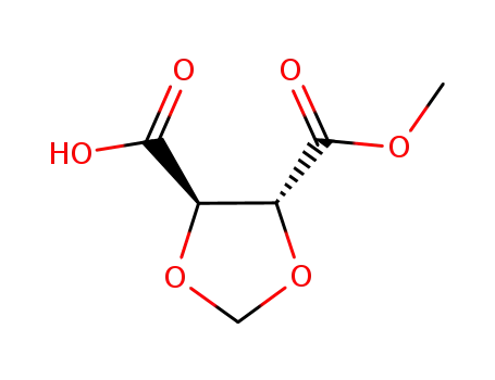 (4R,5R)-5-(methoxycarbonyl)-1,3-dioxolane-4-carboxylic acid