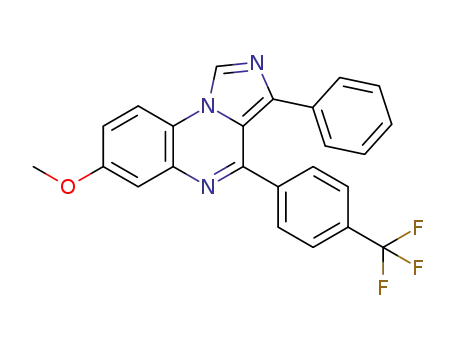 7-methoxy-3-phenyl-4-(4-(trifluoromethyl)phenyl)imidazo[1,5-a]quinoxaline