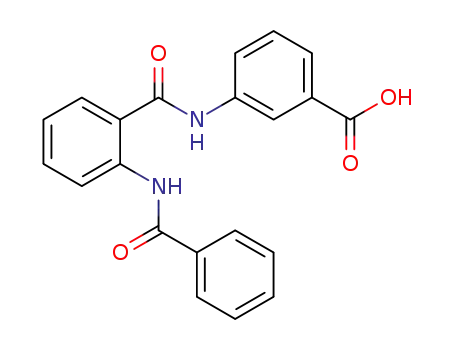 Molecular Structure of 401462-03-1 (3-[(2-benzoylamino)benzoylamino]-benzoic acid)