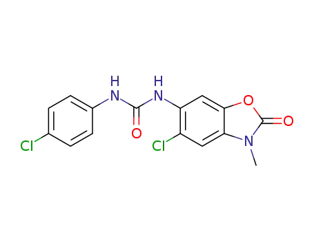 1-(4-chlorophenyl)-3-(5-chloro-3-methyl-2-oxo-3H-benzoxazole-6-yl)urea