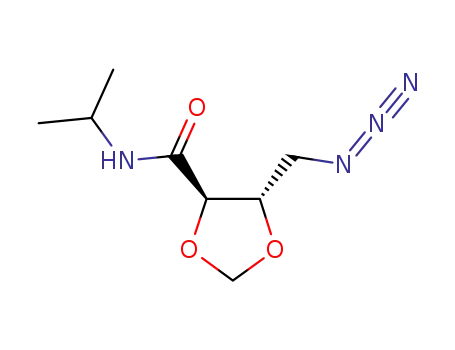 (4R,5S)-5-(azidomethyl)-N-isopropyl-1,3-dioxolane-4-carboxamide