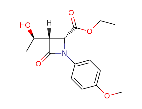 ethyl (3S)-3-((R)-1-hydroxyethyl)-1-(4-methoxyphenyl)-4-oxoazetidine-2-carboxylate