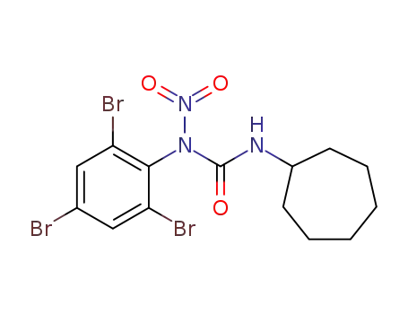 N-nitro-N-(2,4,6-tribromophenyl)-N'-cycloheptane urea