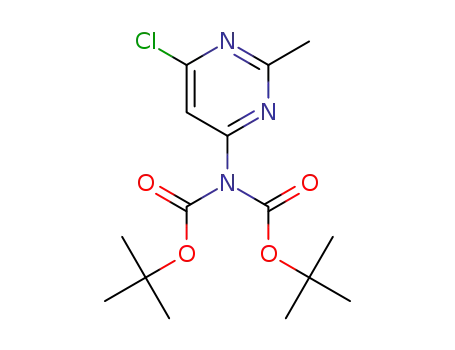 2-메틸-6-[비스(tert-부톡시카르보닐)아미노]-4-클로로피리미딘