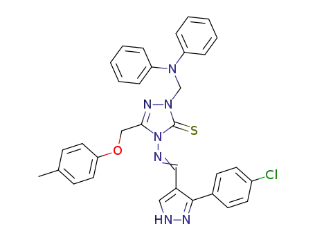 Molecular Structure of 1258254-17-9 (C<sub>33</sub>H<sub>28</sub>ClN<sub>7</sub>OS)