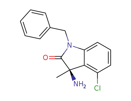 (R)-3-amino-1-benzyl-4-chloro-3-methylindolin-2-one