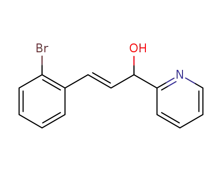 (E)-3-(2-bromophenyl)-1-(pyridin-2-yl)prop-2-en-1-ol