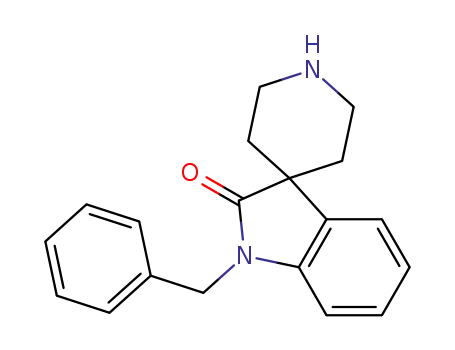 Molecular Structure of 916445-11-9 (1-BENZYLSPIRO[INDOLE-3,4''-PIPERIDIN]-2(1H)-ONE)