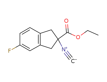 5-fluoro-2-isocyano-indan-2-carboxylic acid ethyl ester