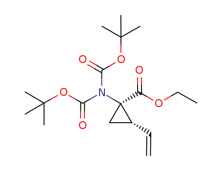 (1R,2S)-ethyl 1-(bis(tert-butoxycarbonyl)amino)-2-vinylcyclopropane carboxylate