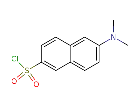 Molecular Structure of 60151-27-1 (2-DIMETHYLAMINONAPHTHALENE-6-SULFONYL CHLORIDE)