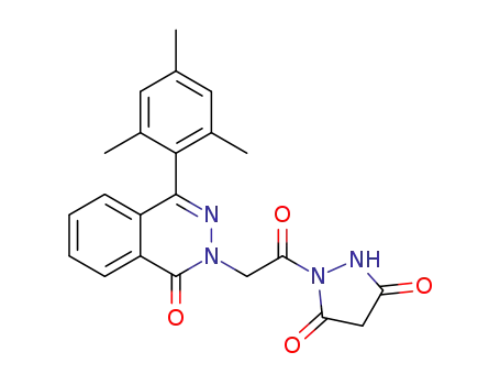 1-[2-(4-mesityl-1-oxophthalazin-2(1H)-yl)acetyl]-pyrazolidine-3,5-dione