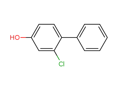 Molecular Structure of 23719-22-4 (4-HYDROXY-2-CHLOROBIPHENYL)