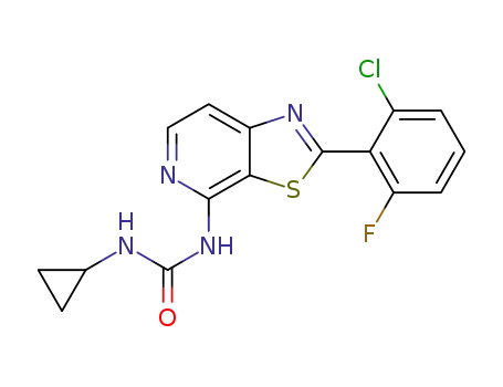 1-(2-(2-chloro-6-fluorophenyl)thiazolo[5,4-c]pyridin-4-yl)-3-cyclopropylurea