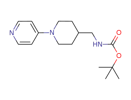 Carbamic acid, [[1-(4-pyridinyl)-4-piperidinyl]methyl]-, 1,1-dimethylethyl
ester