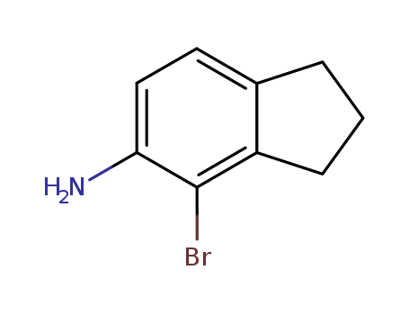 4-bromo-2,3-dihydro-1H-inden-5-amine