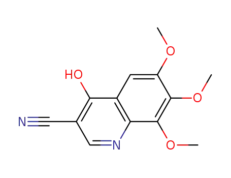 4-hydroxy-6,7,8-trimethoxyquinoline-3-carbonitrile