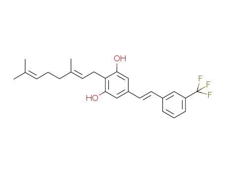 C<sub>25</sub>H<sub>27</sub>F<sub>3</sub>O<sub>2</sub>