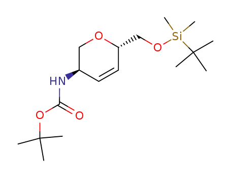 (2S,5R)-5-[(tert-butoxycarbonyl)amino]-2-[(tert-butyldimethylsilanyloxy)methyl]-2,5-dihydro-6H-pyran