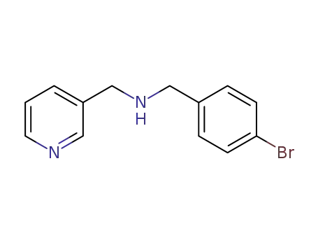 Molecular Structure of 510723-60-1 ((4-BROMO-BENZYL)-PYRIDIN-3-YLMETHYL-AMINE)