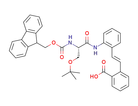 2-((E)-2-{2-[(S)-3-tert-butoxy-2-(9H-fluoren-9-ylmethoxycarbonylamino)propionylamino]phenyl}vinyl)benzoic acid