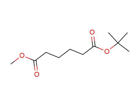 Molecular Structure of 52221-08-6 (5-Methoxycarbonylpentansaeure-tert-butylester)