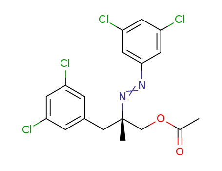 (S)-acetic acid 3-(3,5-dichlorophenyl)-2-(3,5-dichlorophenylazo)-2-methylpropyl ester