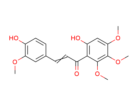 2-Propen-1-one,  3-(4-hydroxy-3-methoxyphenyl)-1-(6-hydroxy-2,3,4-trimethoxyphenyl)-,  (E)-